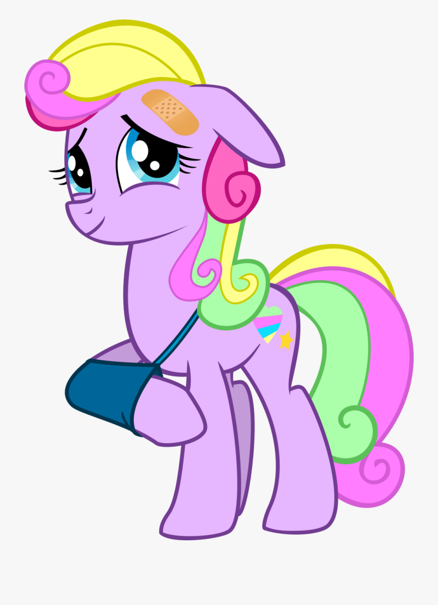 My Little Pony Clipart Buttercup - Unicorn With Broken Leg, Transparent Clipart