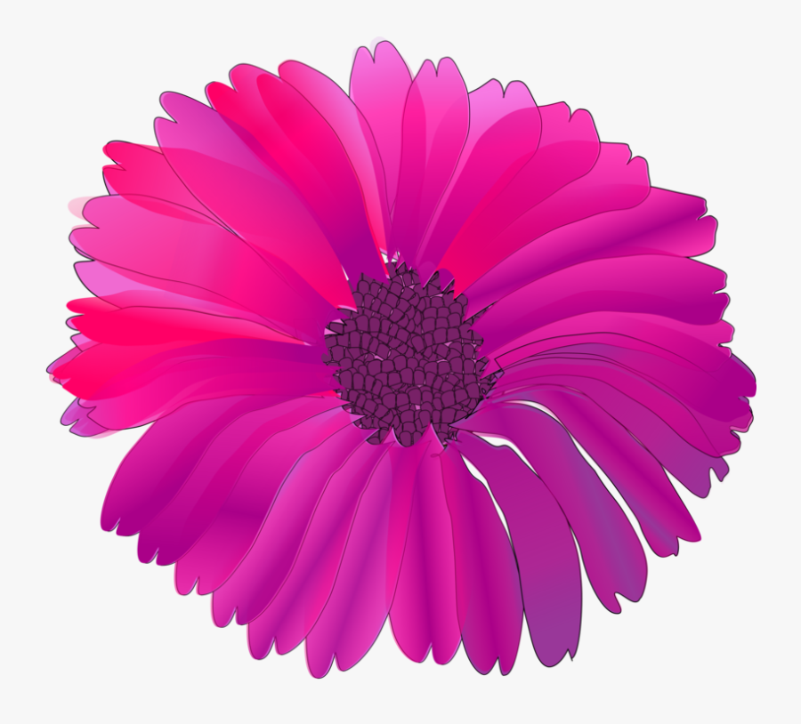 Pink,chrysanths,flower - Pink Flower Clip Art, Transparent Clipart