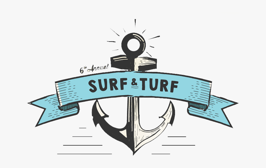 Surfing Clipart Surfer - Surf And Turf Clipart, Transparent Clipart