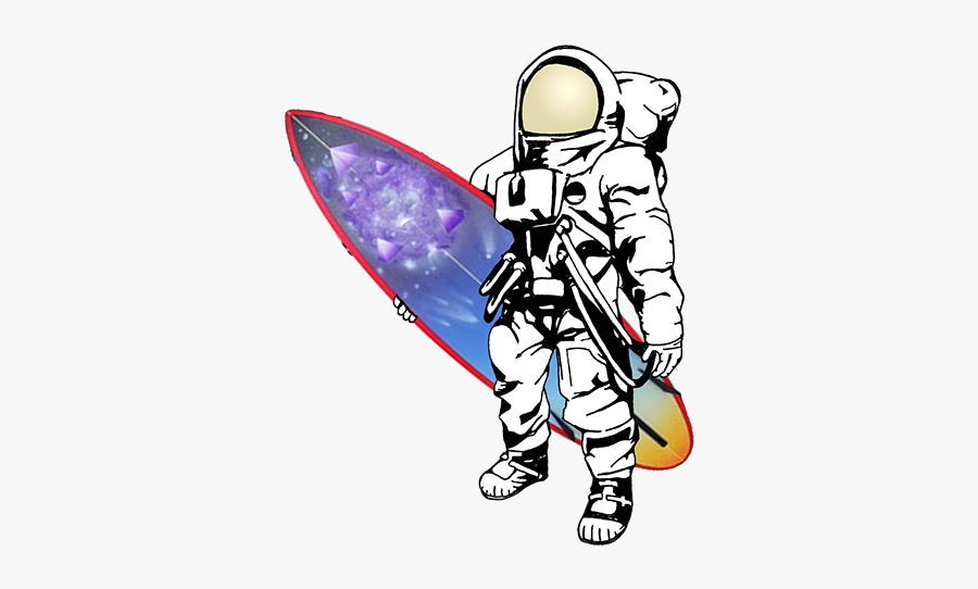 Clip Art Astronaut Surfer - Surfboard, Transparent Clipart