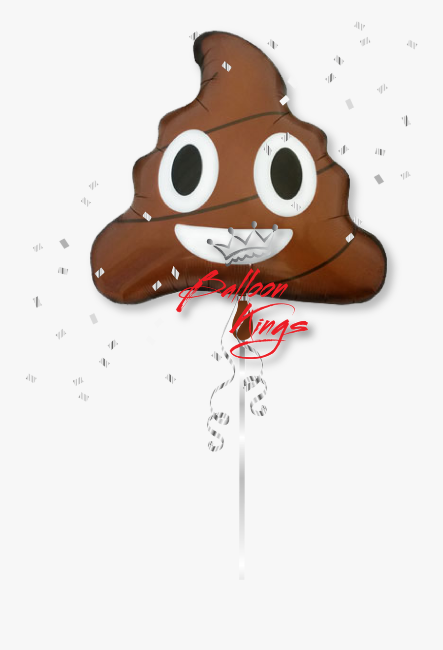 Emoji Poop - Poop Emoji Balloon, Transparent Clipart