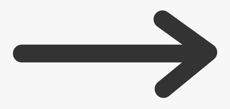 Ftline Line Arrow End - Arrow Line, Transparent Clipart