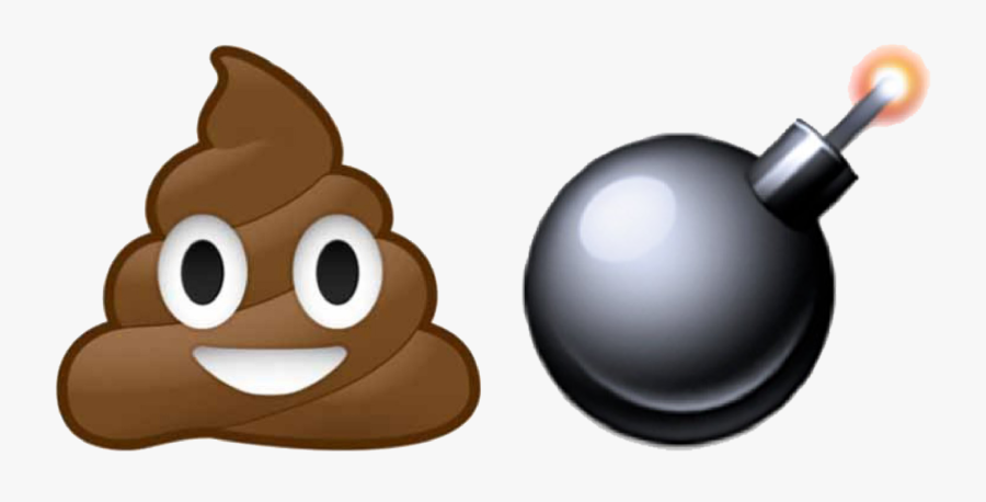 Poop Emoji, Transparent Clipart