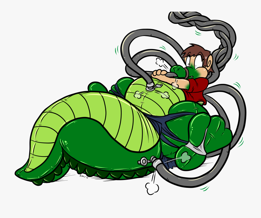 Inflatable Gator Hose Attack - Pool Toy Tf, Transparent Clipart