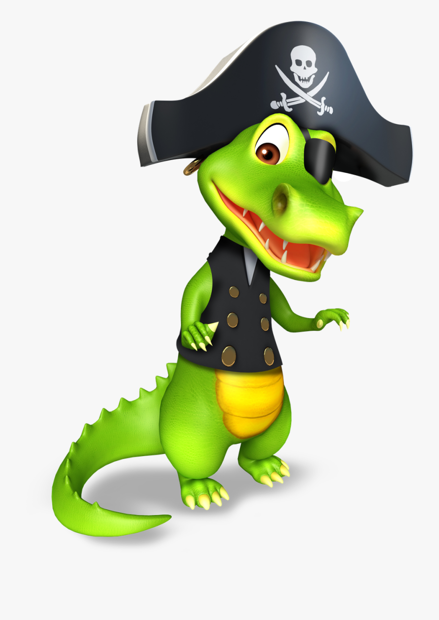Gilly The Pirate - Cartoon, Transparent Clipart
