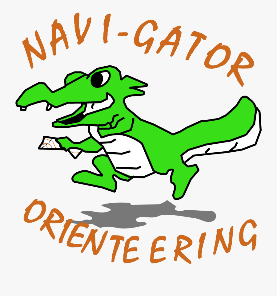 Navi Gator Long Distance Orienteering Florida Xtreme - Cartoon, Transparent Clipart