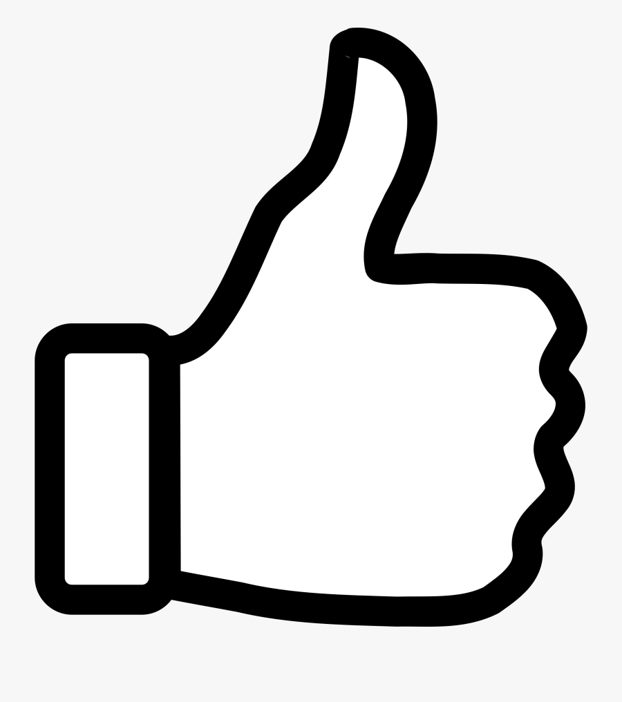 Thumbs Up Clipart Png - Thumbs Up Outline Png, Transparent Clipart