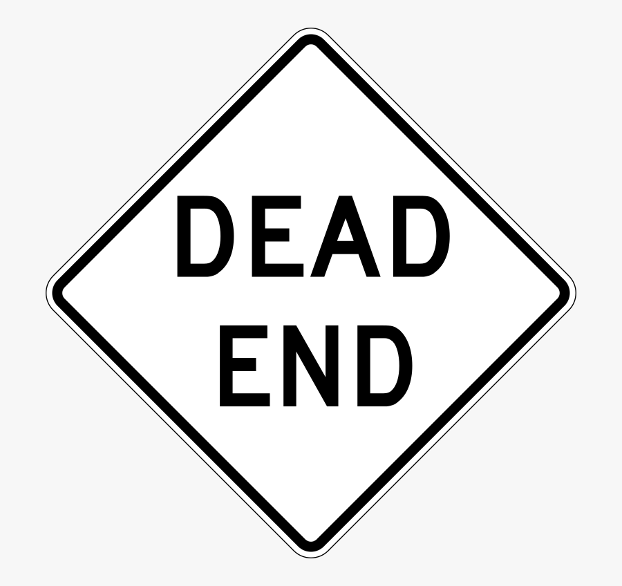 Dead-end Cliparts - Dead End Sign Vector, Transparent Clipart