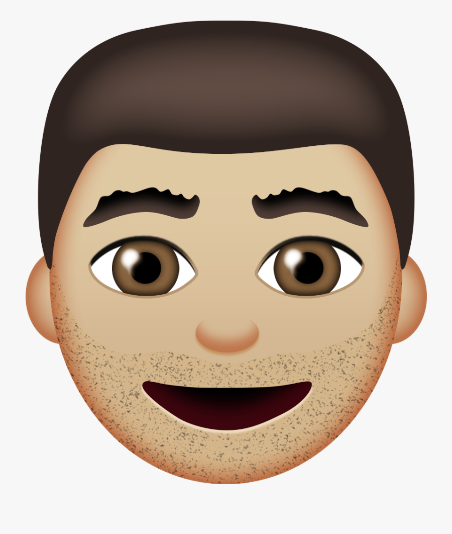 Jeremy Burge - Brown Hair Man Emoji , Free Transparent Clipart - ClipartKey