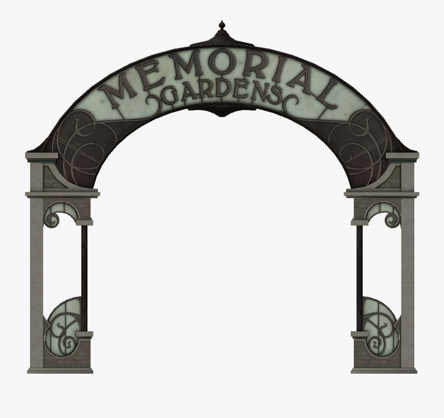 Transparent Graveyard Clipart - Cemetery Gate Png, Transparent Clipart