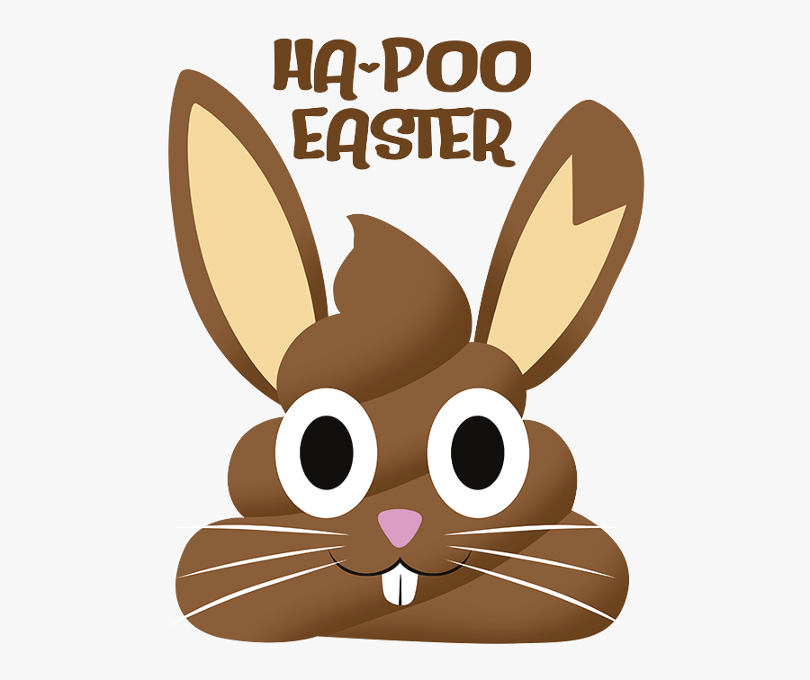 Easter Bunny Poop Emoji, Transparent Clipart