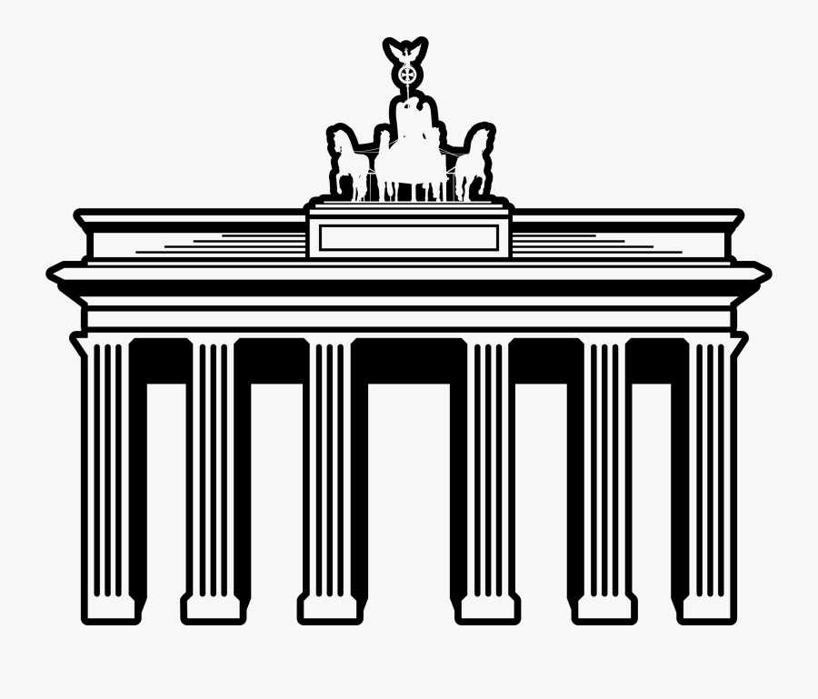 Brandenburg Gate - Brandenburger Tor Icon Png, Transparent Clipart