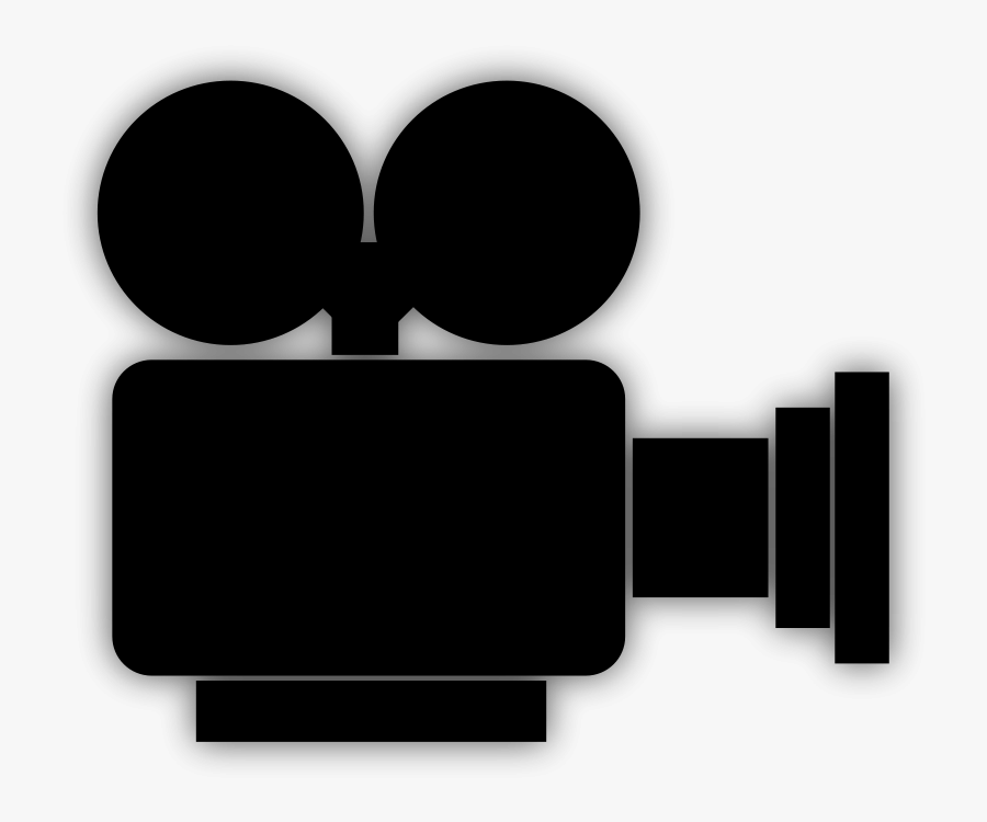 19 The End Clip Library Stock Movie Hollywood Theme - Vector Image Of Camera, Transparent Clipart