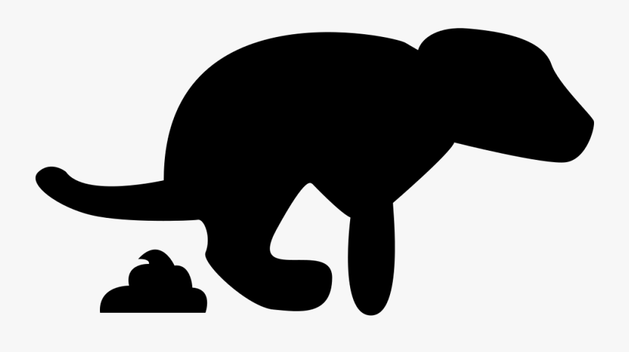 Dog And Poop Silhouette Svg Png Icon Free Download - Dog Poop Icon Png, Transparent Clipart