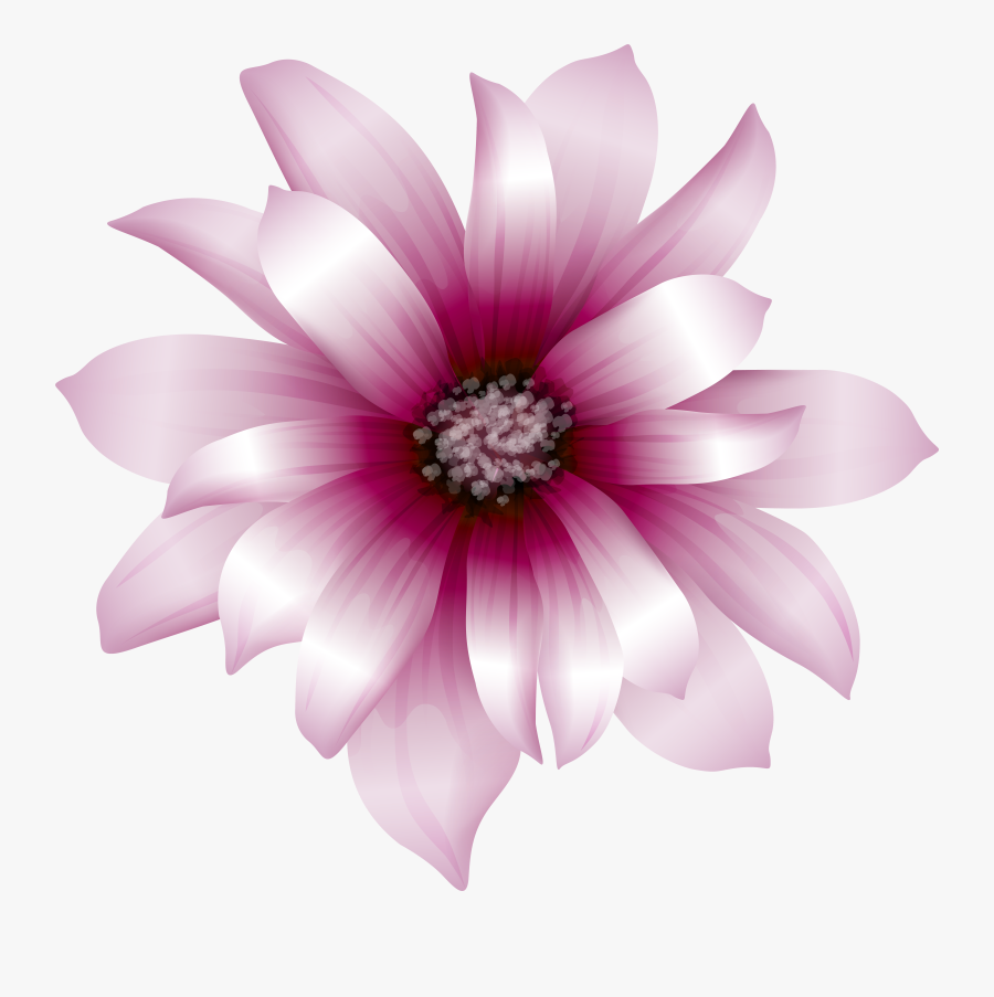 Large Pink Flower Transparent Png Clip Art Imageu200b, Transparent Clipart