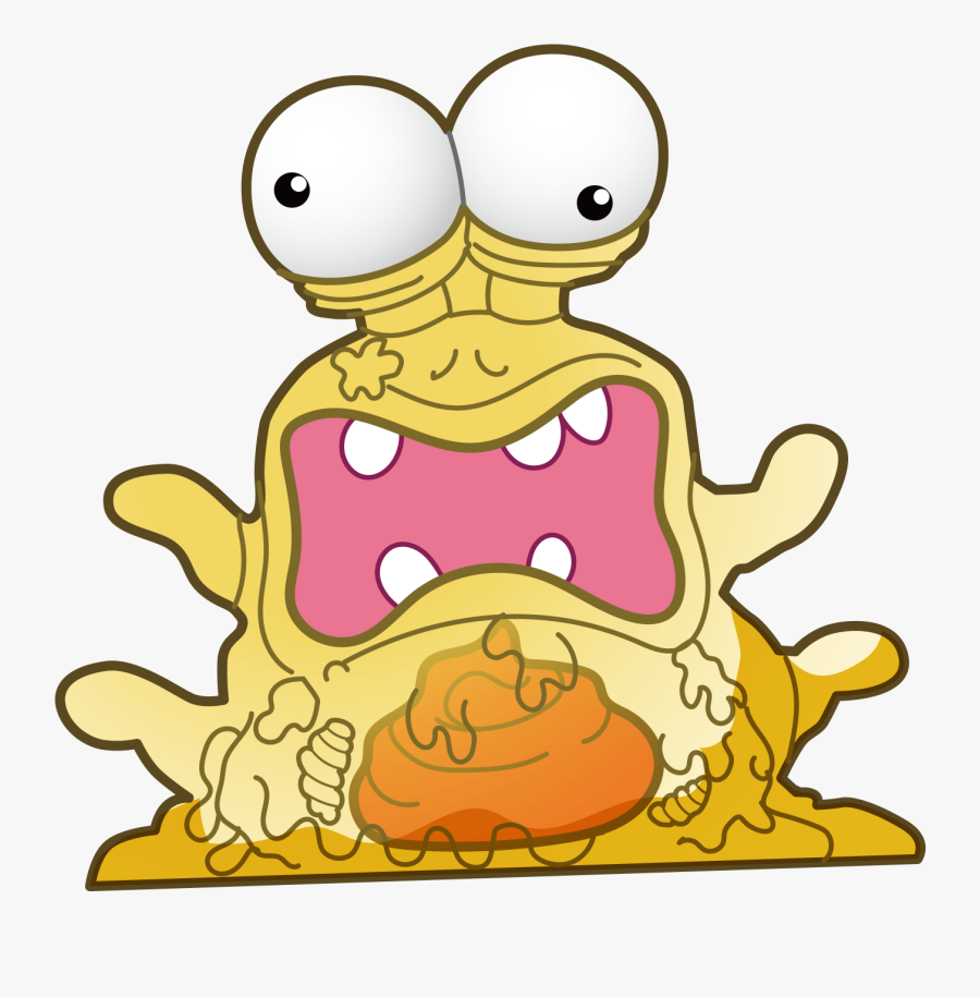 Big Eyed Poo Monster Smashers Clip Arts, Transparent Clipart