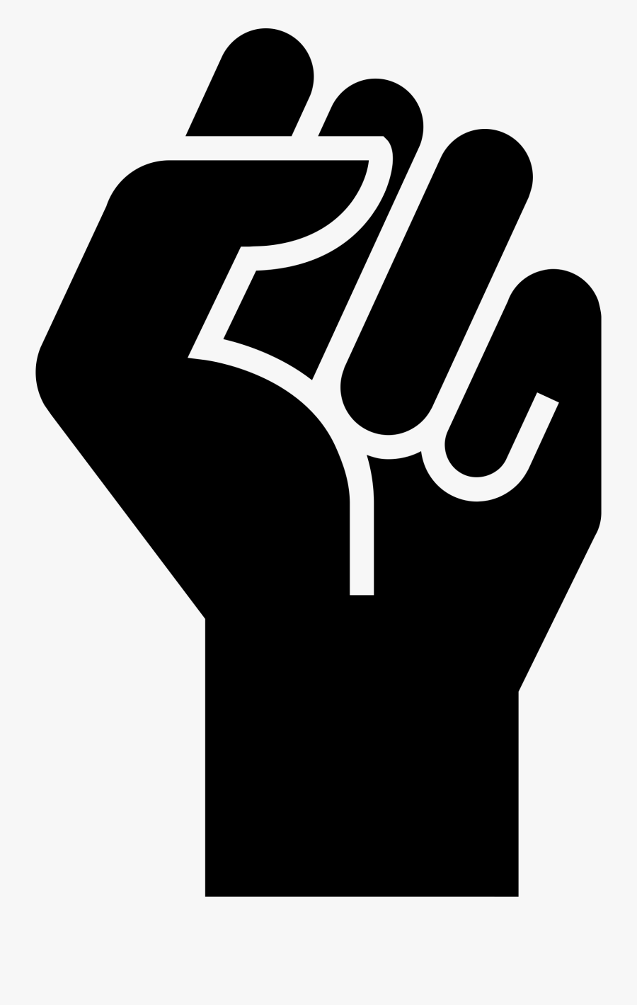 Protester Panda Free Images - Protest Symbol Png, Transparent Clipart