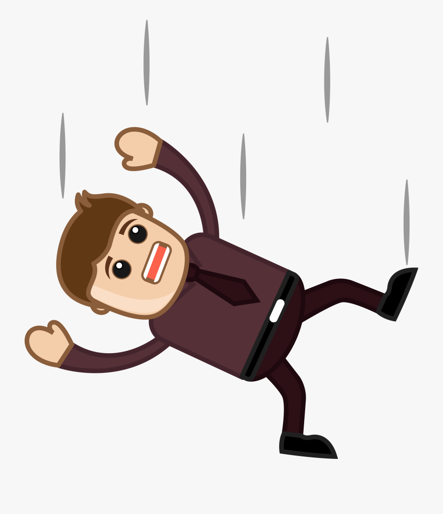 Falling Clipart - Cartoon Fall Png, Transparent Clipart