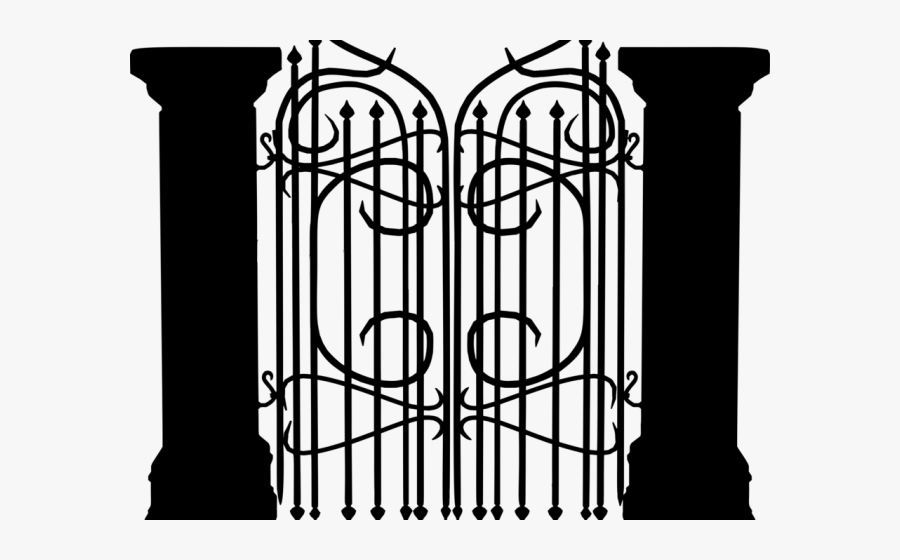 Singapore Clipart Gate - Gothic Stone Gates, Transparent Clipart