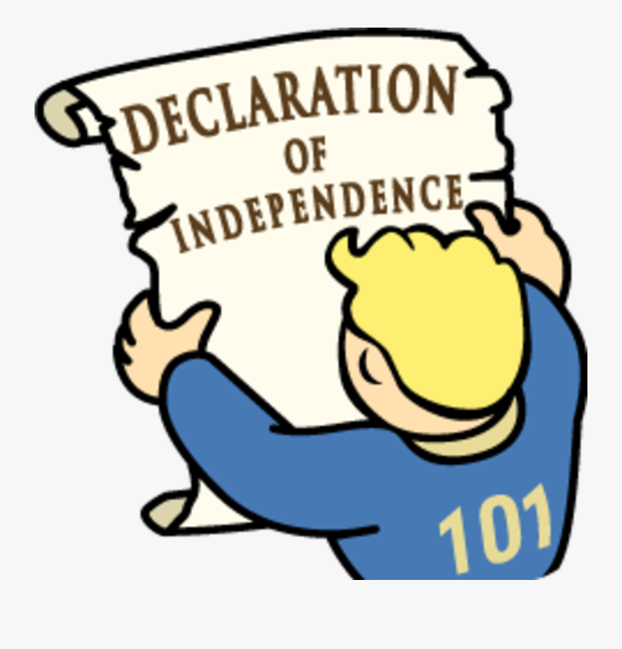 Fallout 3 Stealing Independence Clipart , Png Download - Declaration Of Independence Fallout, Transparent Clipart