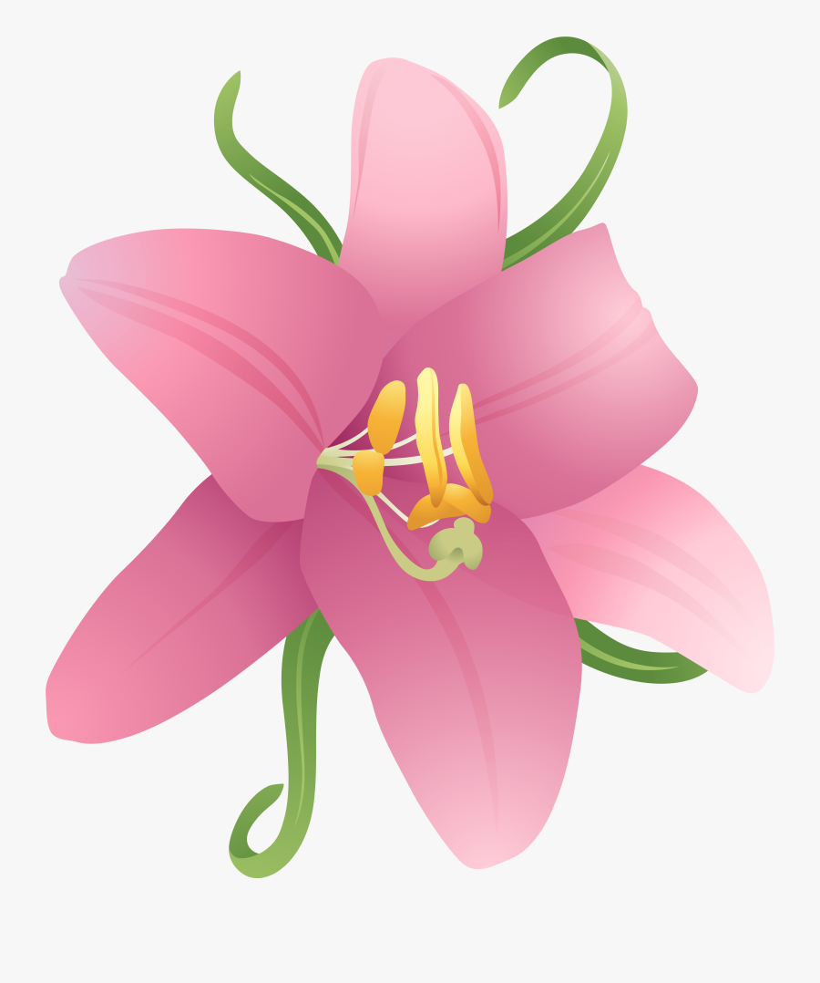 Pink Flower Clipart Png Image - Portable Network Graphics, Transparent Clipart
