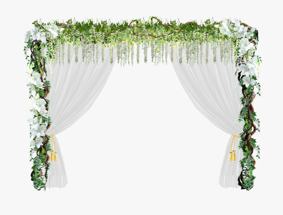 Flower Door Romantic Wedding Love Arch Clipart - Wedding Flower Decoration Png, Transparent Clipart