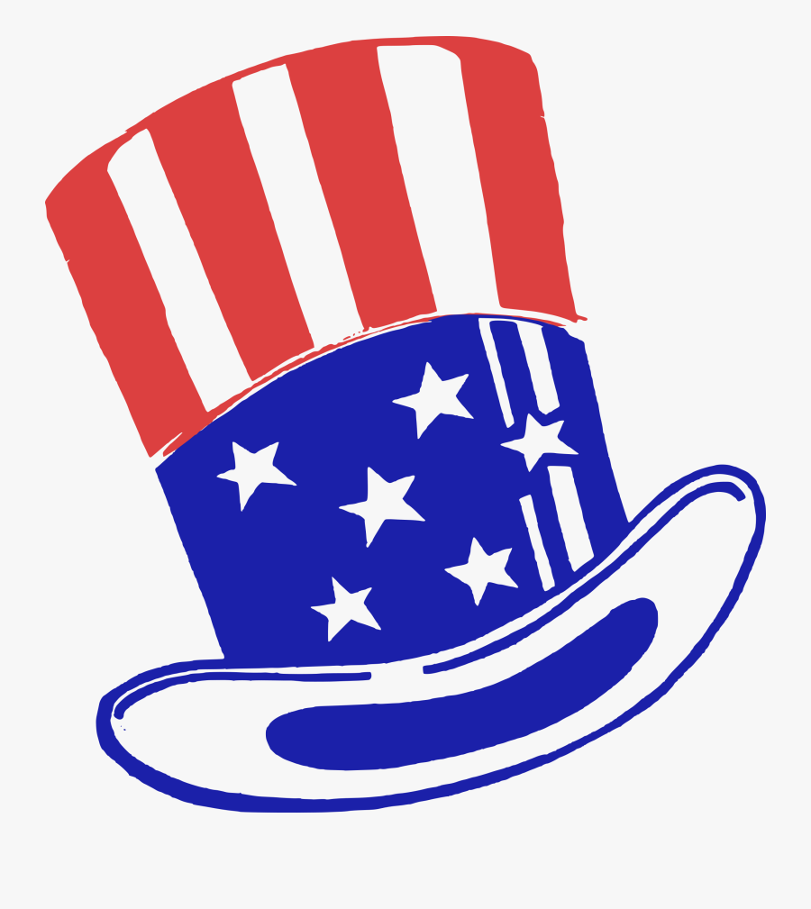 Onlinelabels Clip Art Uncle - Uncle Sam Hat Clipart, Transparent Clipart