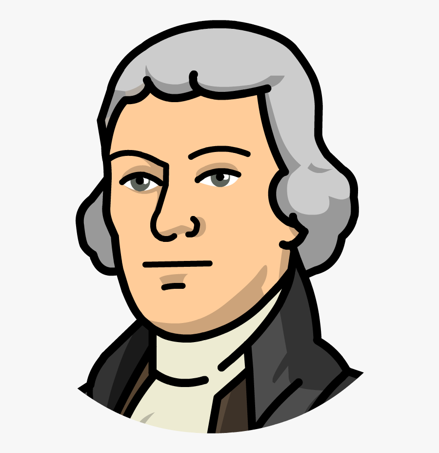 Thomas Jefferson United States Declaration Of Independence - Thomas Jefferson Clipart, Transparent Clipart