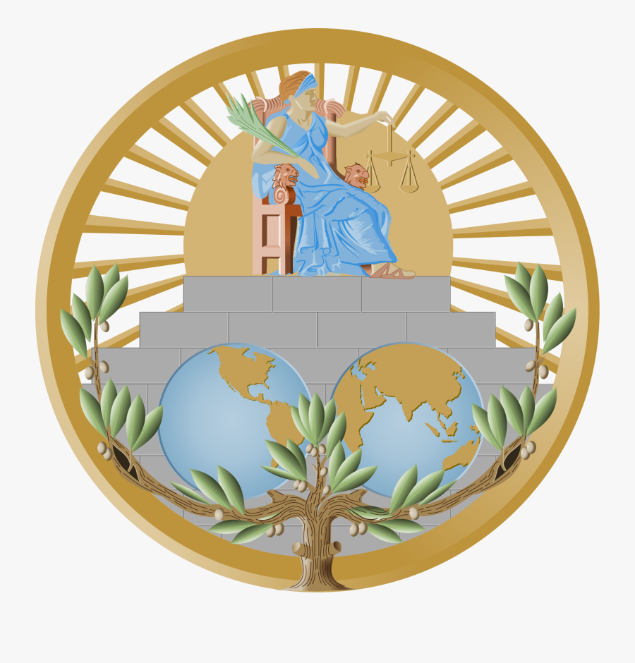 History Clipart Declaration Independence - International Court Of Justice Logo, Transparent Clipart