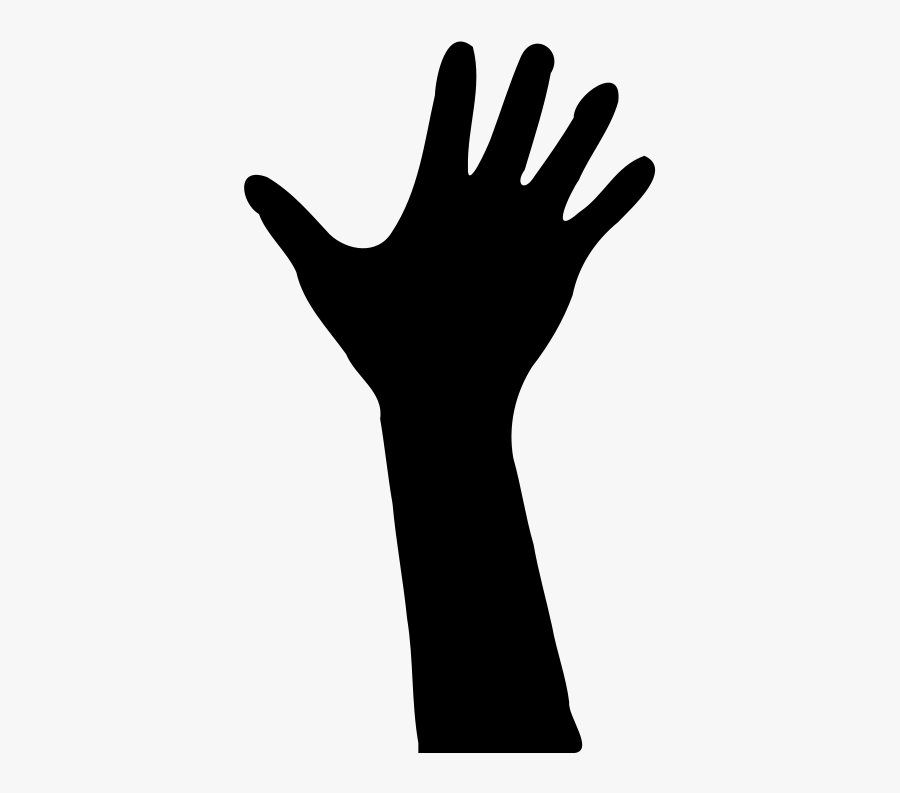 High-five - Hand Silhouette, Transparent Clipart