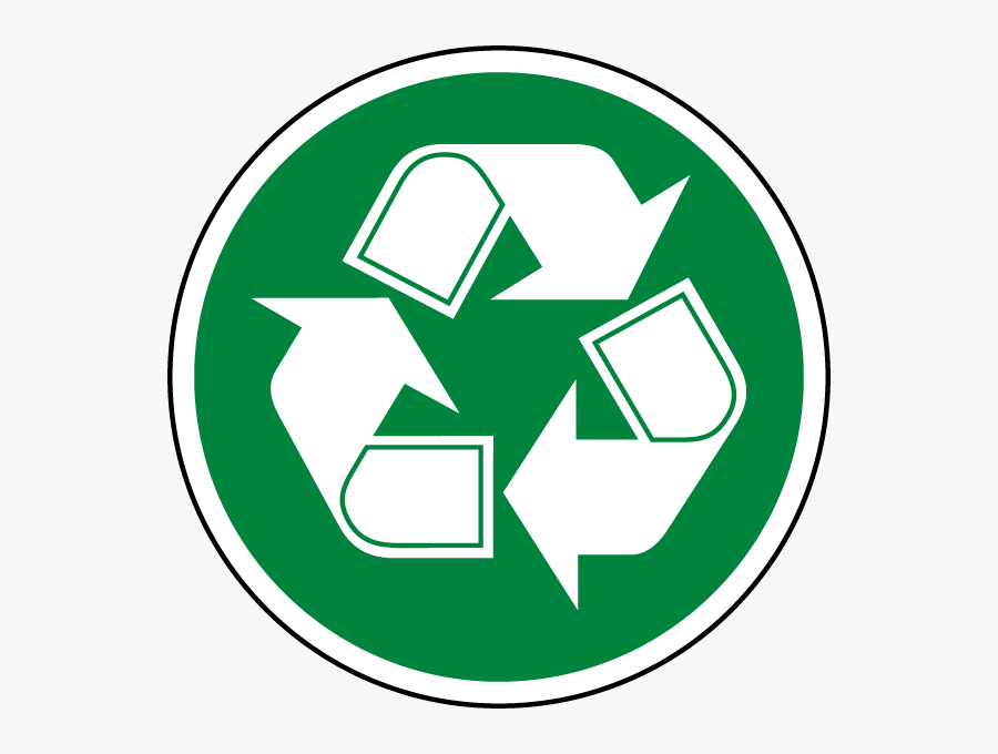 Recycle Labels, Recycle Stickers - Recycle Symbol Circle, Transparent Clipart