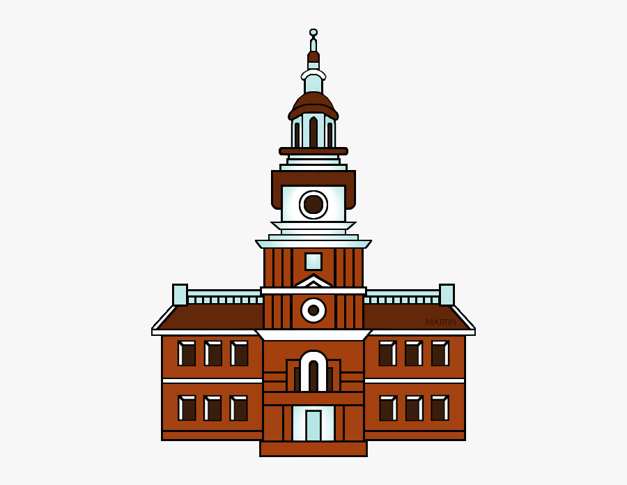 Showing Post & Media For Independence Hall Cartoon - Independence Hall Clip Art, Transparent Clipart