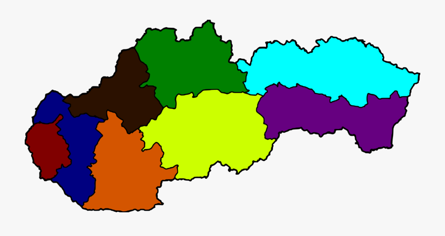 Map,world,area - Slovakia Flag Map, Transparent Clipart