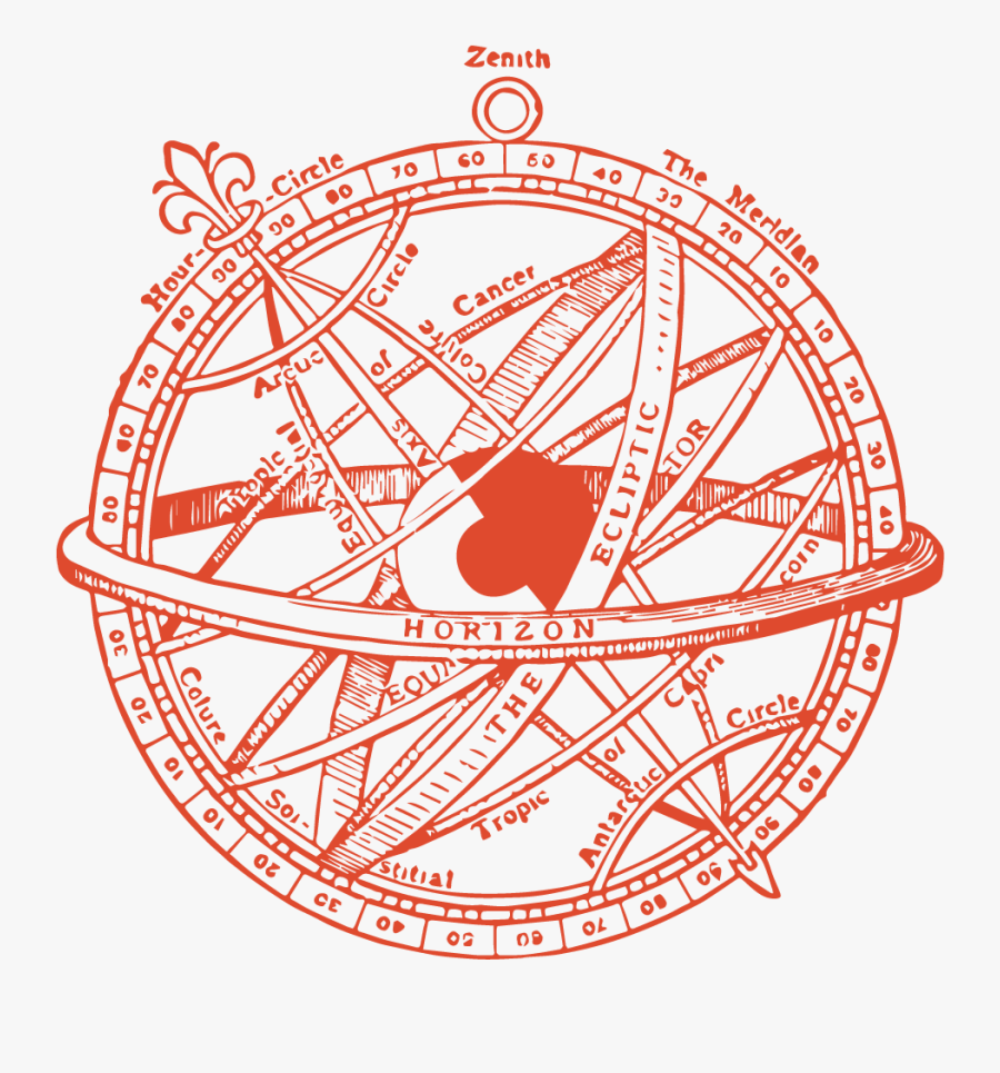 Pin By Kenneth Anderson - Celestial Sphere Tattoo, Transparent Clipart