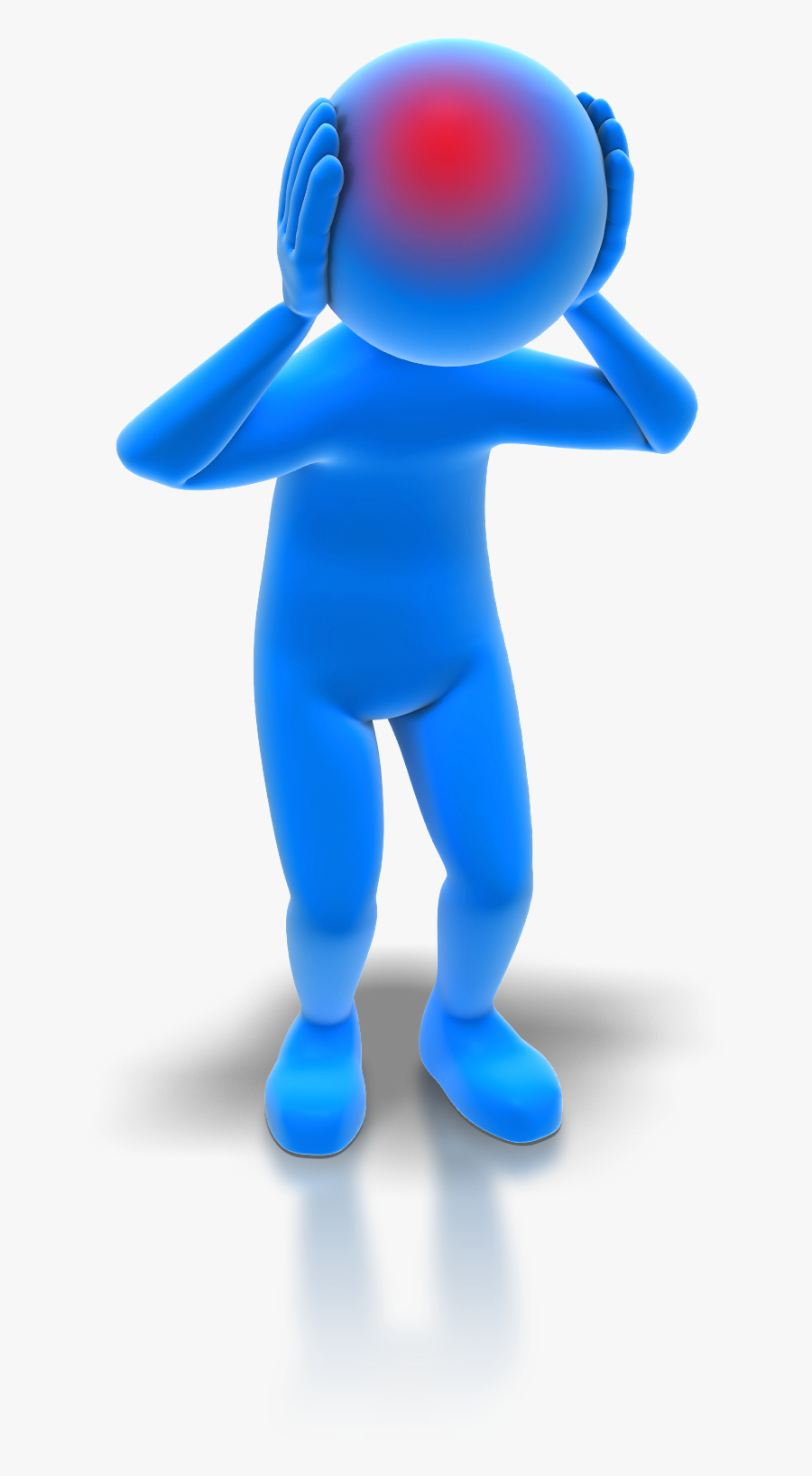 Stick Figure Headache 1600 Clr - Transparent Headache Clipart, Transparent Clipart