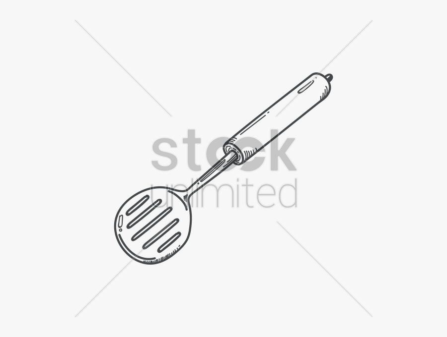 Kitchen Clipart Spatula - Sketch, Transparent Clipart