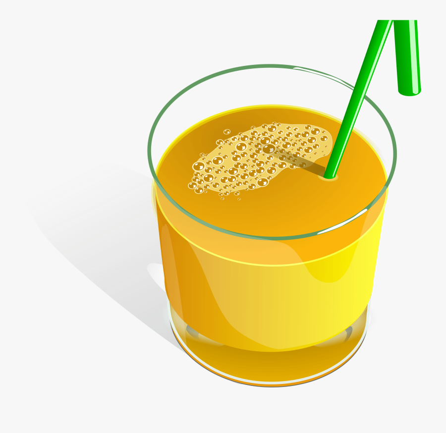 Glass Of Juice, Transparent Clipart