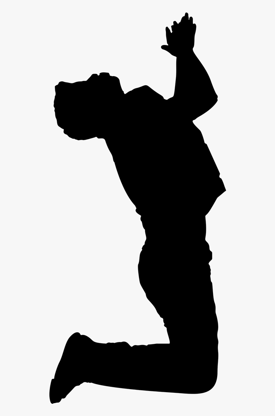 Onlinelabels Clip Art - Man Praying Silhouette, Transparent Clipart