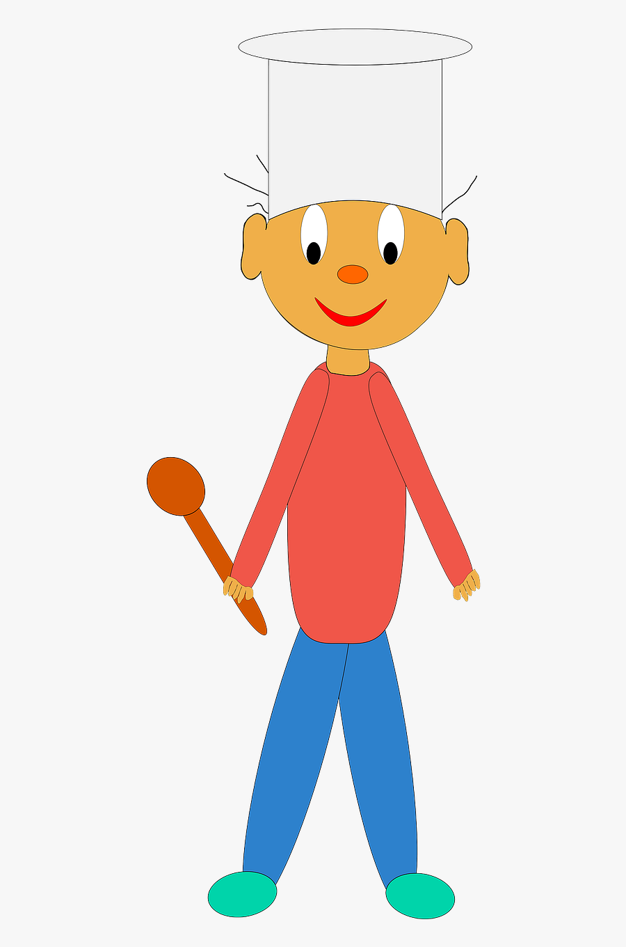 Spatula Clip Art - Chef Cartoon, Transparent Clipart