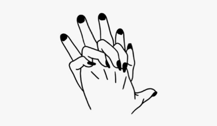 #ftestickers #clipart #linedrawing #doodle #hands - Wallpaper, Transparent Clipart
