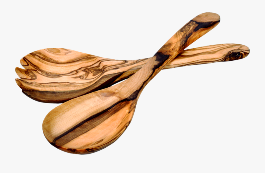 Clip Art Olive Wood Kitchen Utensils - Wooden Spoon Transparent Png, Transparent Clipart