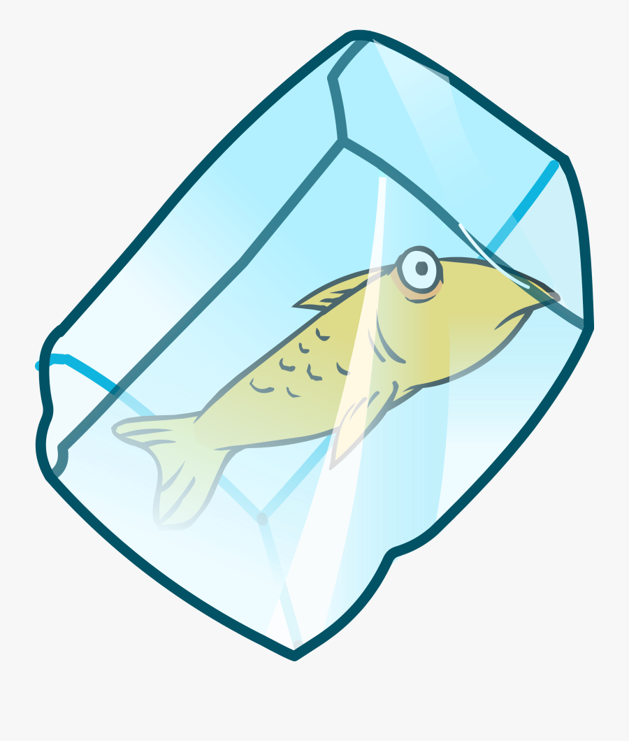 Fluffy Ice Block, Transparent Clipart