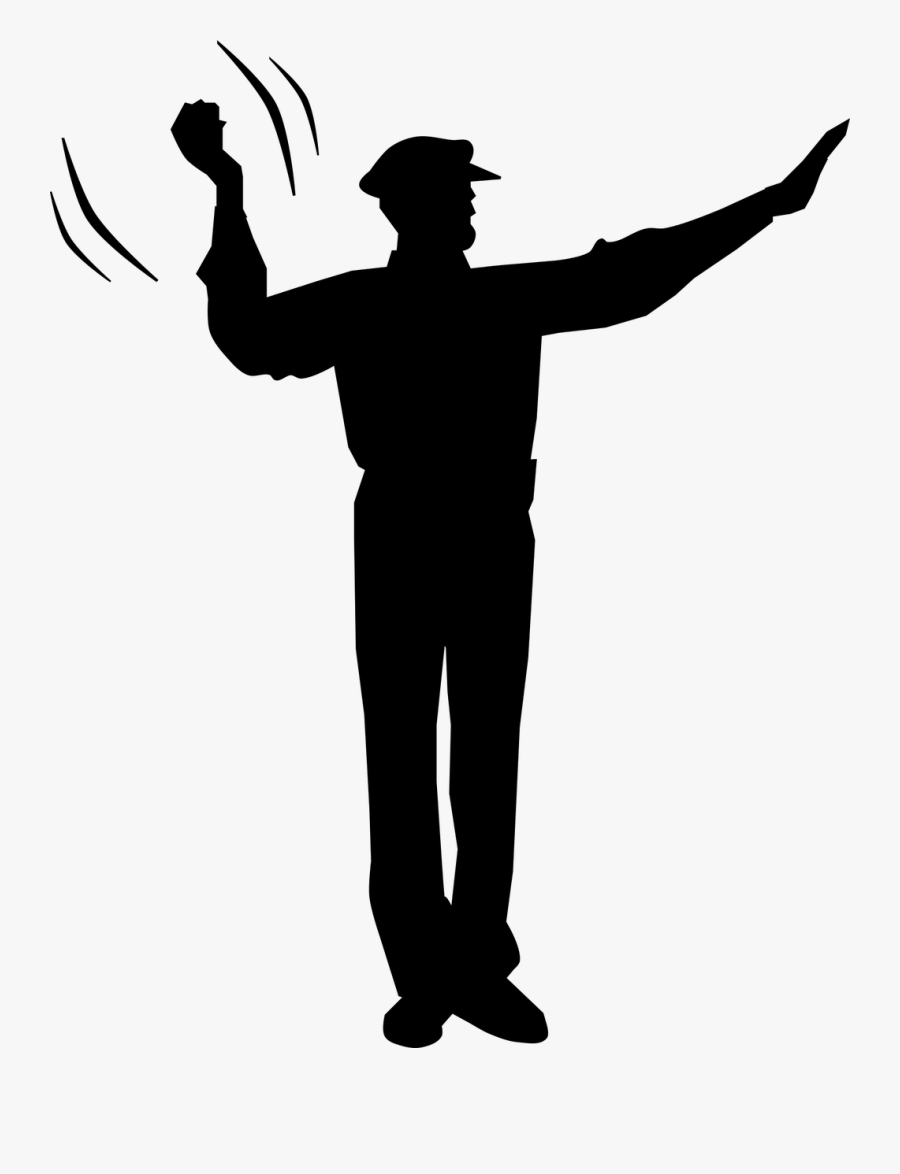 Silhouette Praise At Getdrawings - Traffic Control Png, Transparent Clipart