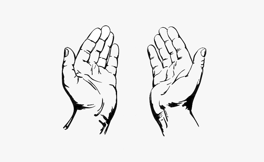 Praying Hands Ceyaxi Hol Es Clip Art Free Transparent - Praying Open Hands Clipart, Transparent Clipart