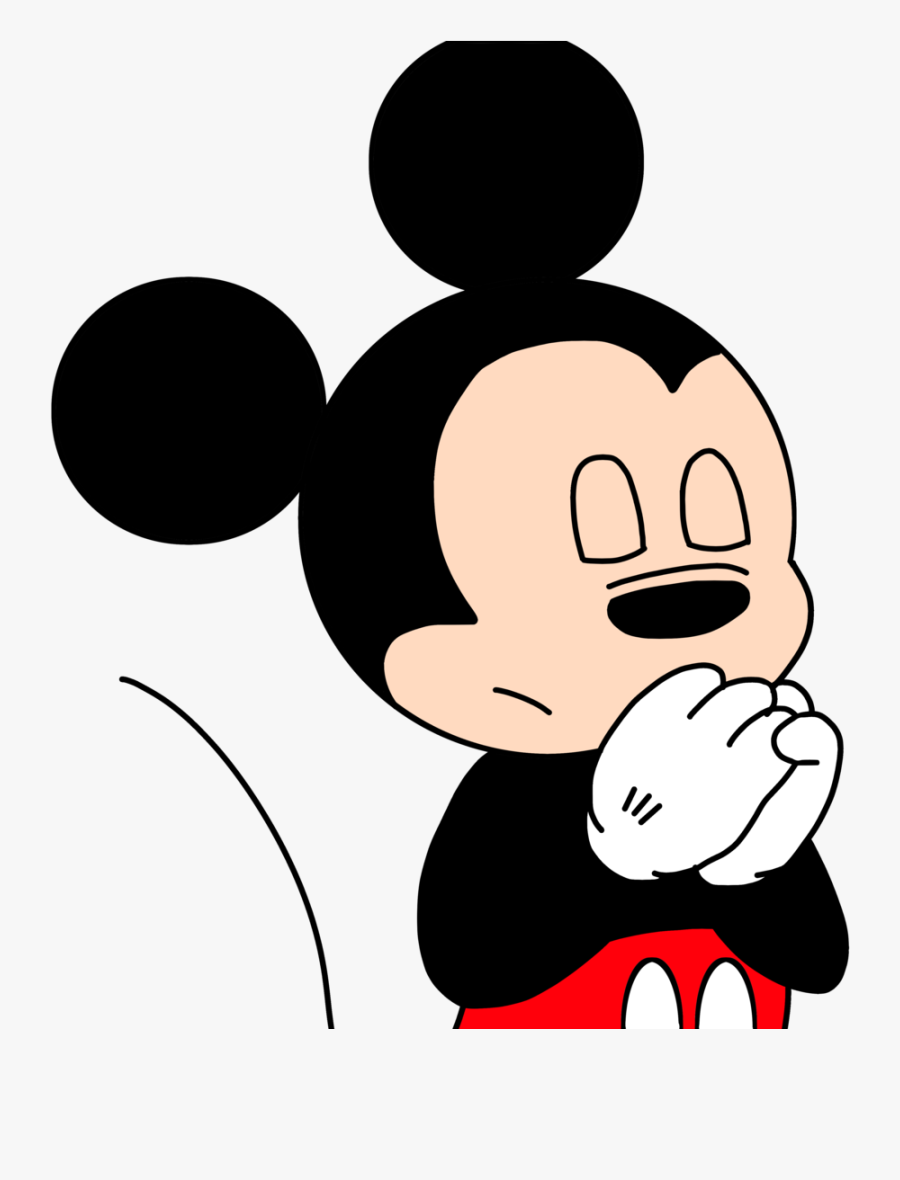 Praying Clipart Animated - Mickey Praying, Transparent Clipart