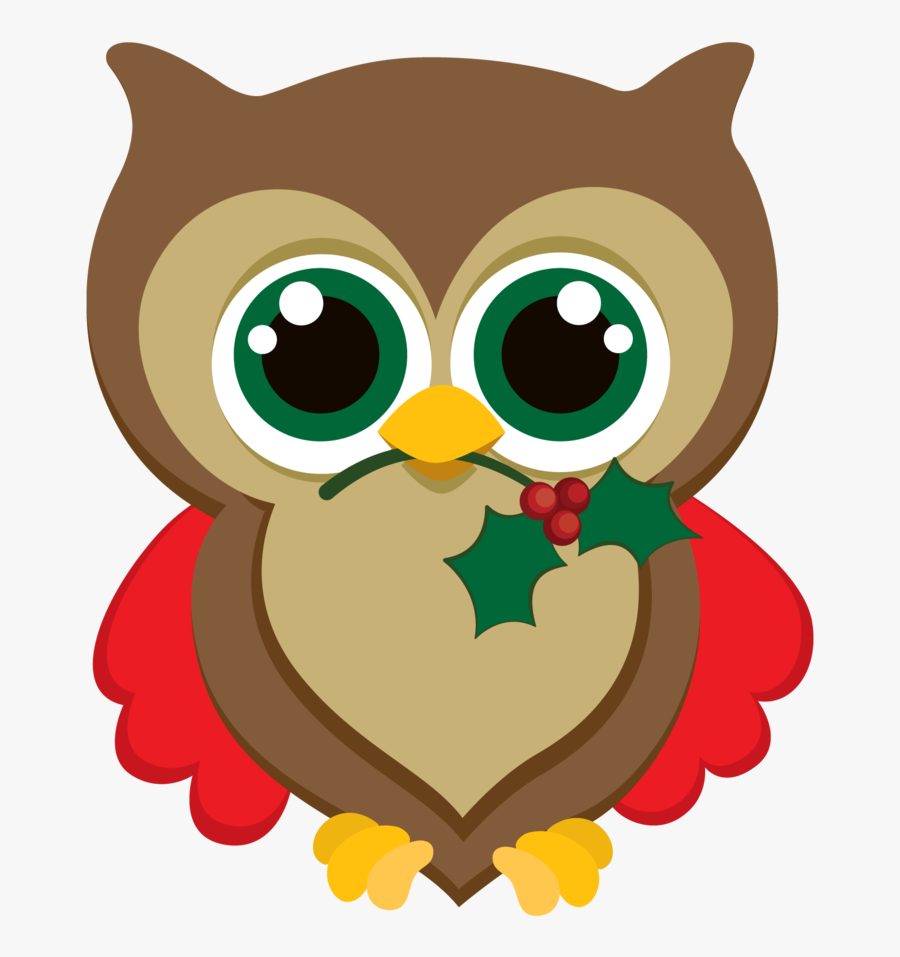 Christmas Owl Clip Art - Christmas Owl Clipart, Transparent Clipart