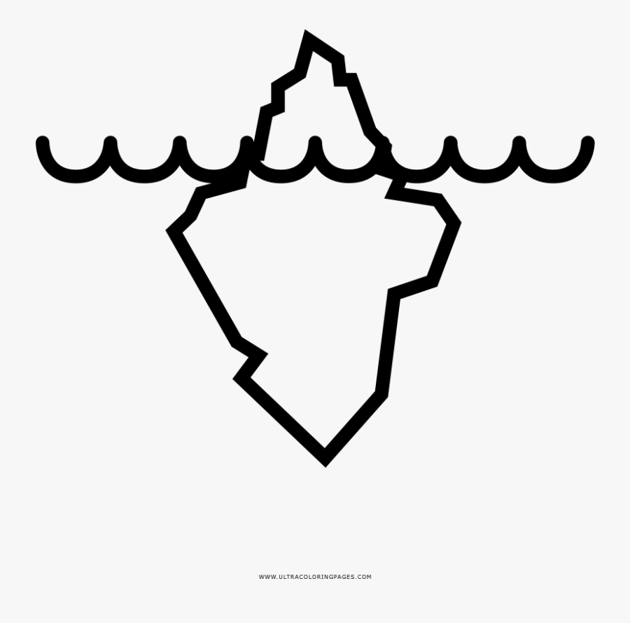 Iceberg Coloring Page Ultra Coloring Pages - Dark Web Medical Records, Transparent Clipart