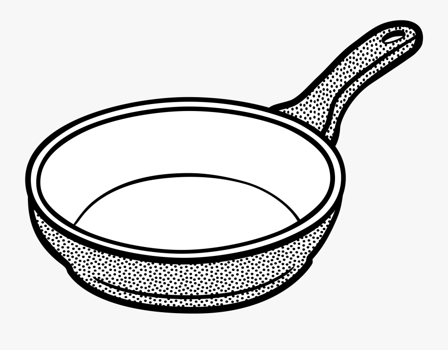 Huge Collection Of "frying Pan Drawing - Frying Pan Clipart Black And White, Transparent Clipart