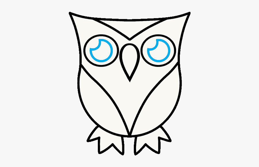 Owl Drawing Easy Cute, Transparent Clipart