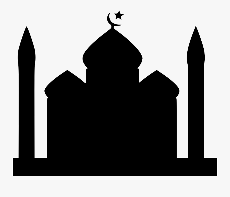 Silhouette,black And White,clip Art,steeple,place Of - Portable Network Graphics, Transparent Clipart